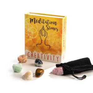 Geocentral Meditation Stones Creativity Crystal Set NIB!